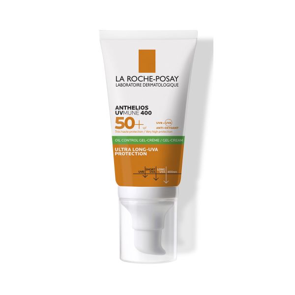 Гель-крем сонцезахисний La Roche-Posay (Ля Рош-Позе) Антеліос UVA 400 Oil Control матуючий SPF 50+ 50 мл