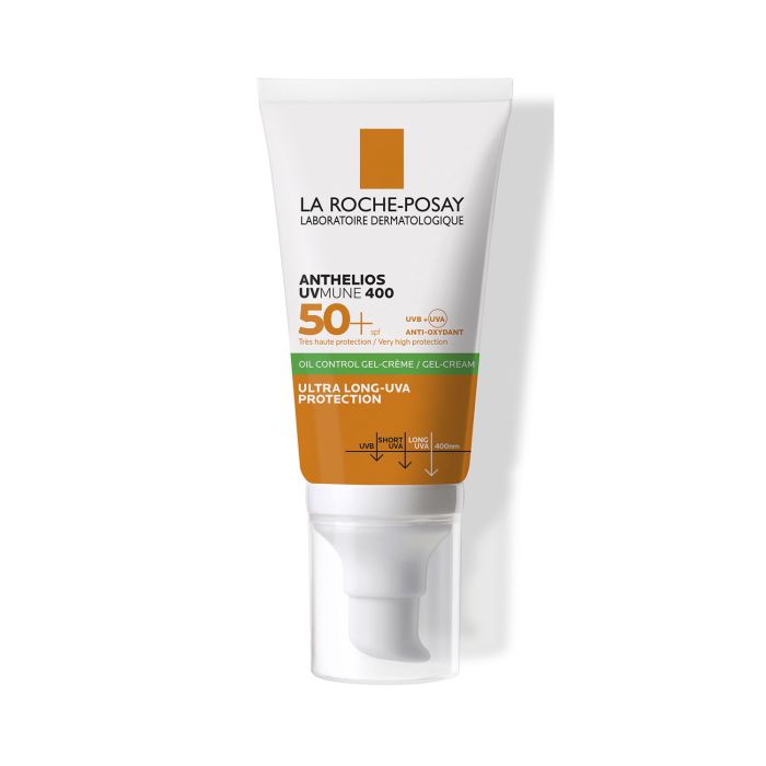 Гель-крем сонцезахисний La Roche-Posay (Ля Рош-Позе) Антеліос UVA 400 Oil Control матуючий SPF 50+ 50 мл